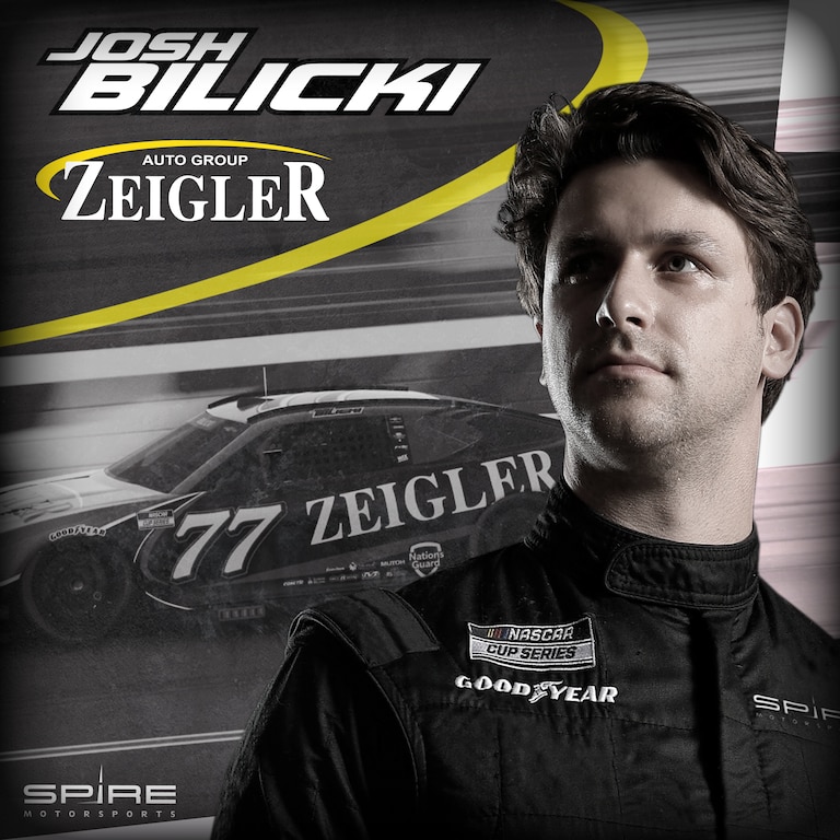 Josh Bilicki and Zeigler Auto Group logo