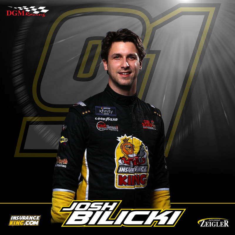 Josh Bilicki No. 91 for DGM Racing/Zeigler Auto Group/InsuranceKing.com