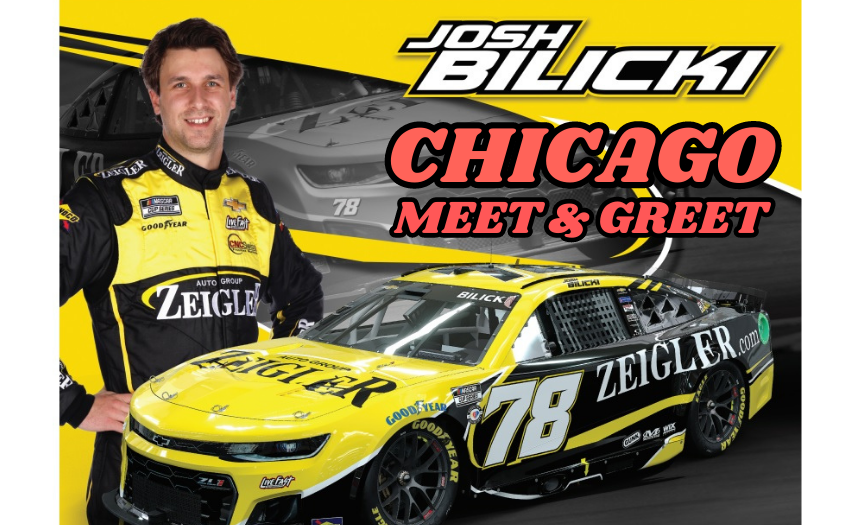Josh-Bilicki-Chicago Street Race Zeigler Auto Group Dealership Meet-and-Greet-Promo