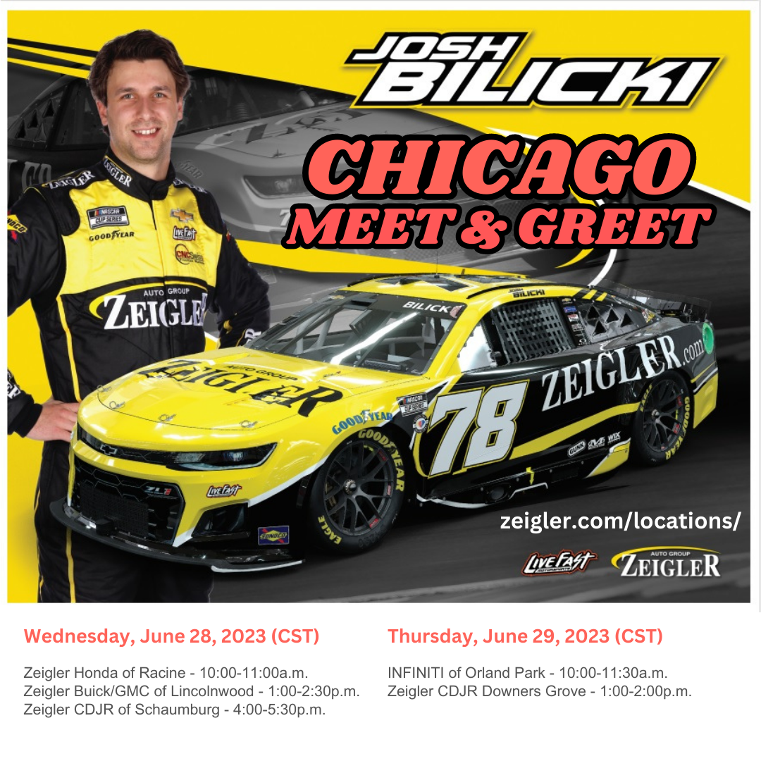 Josh-Bilicki-Chicago Street Race Zeigler Auto Group Meet-and-Greet-Promo