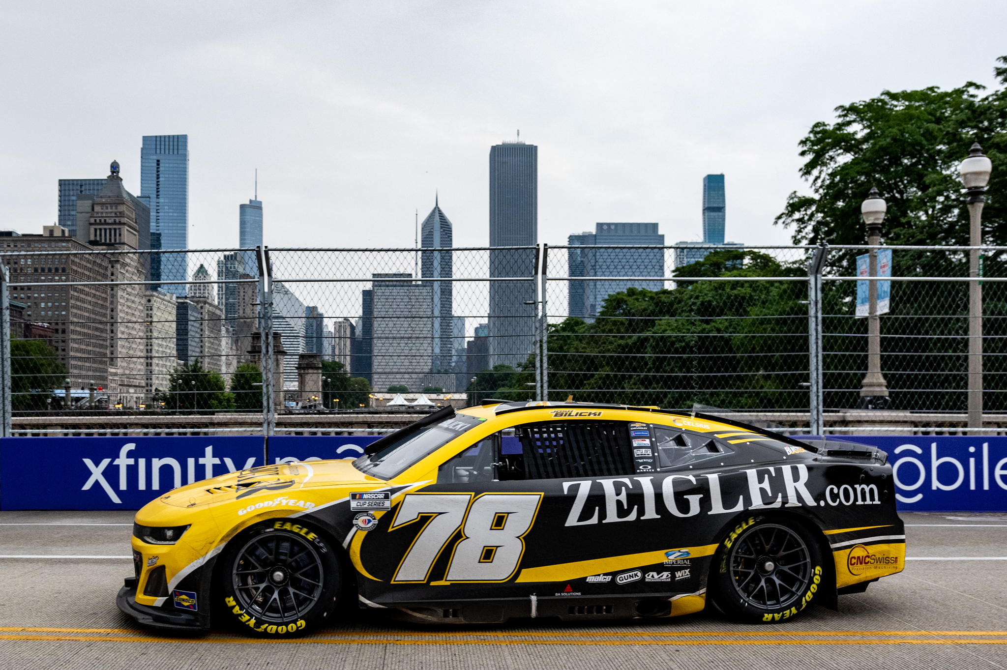 Zeigler’s No. 78 Finishes in P23 After A Spirited Drive Through NASCAR’s Chicago Street Race