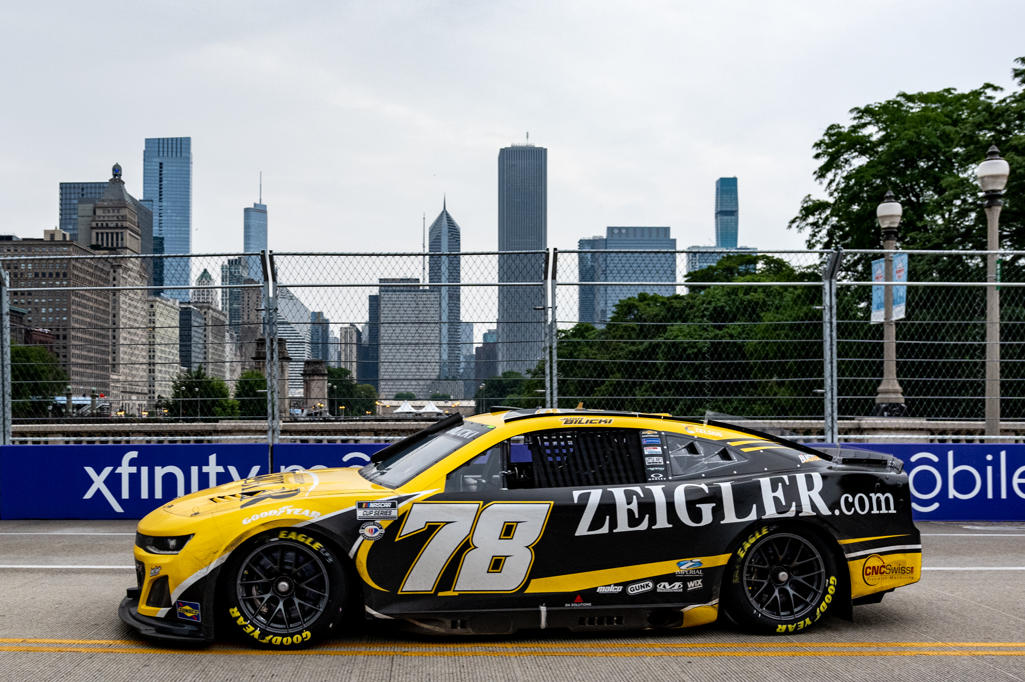 Zeigler’s 78 Chevy Camaro at NASCAR’s inaugural Chicago Street Race