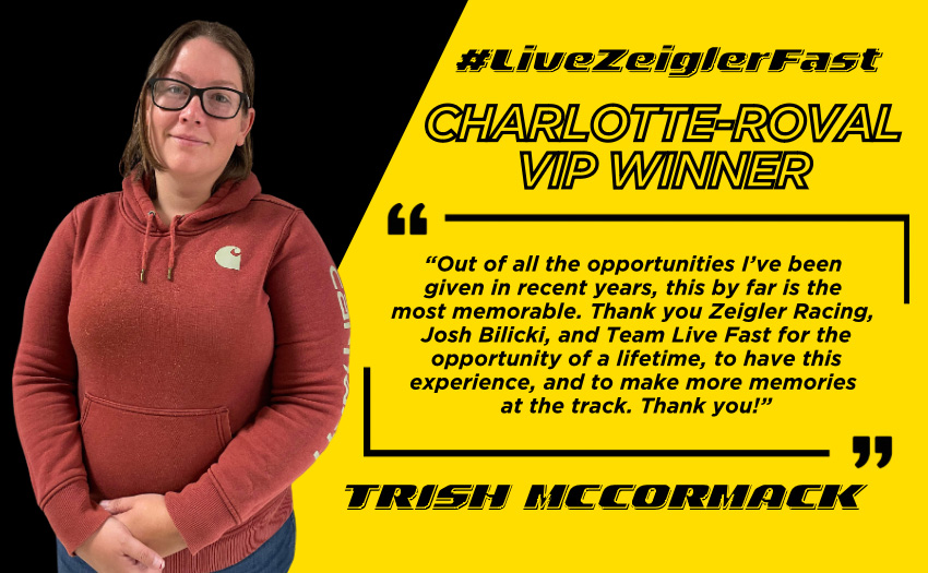 Trish Mc Cormack Winner of the Charlotte Contest