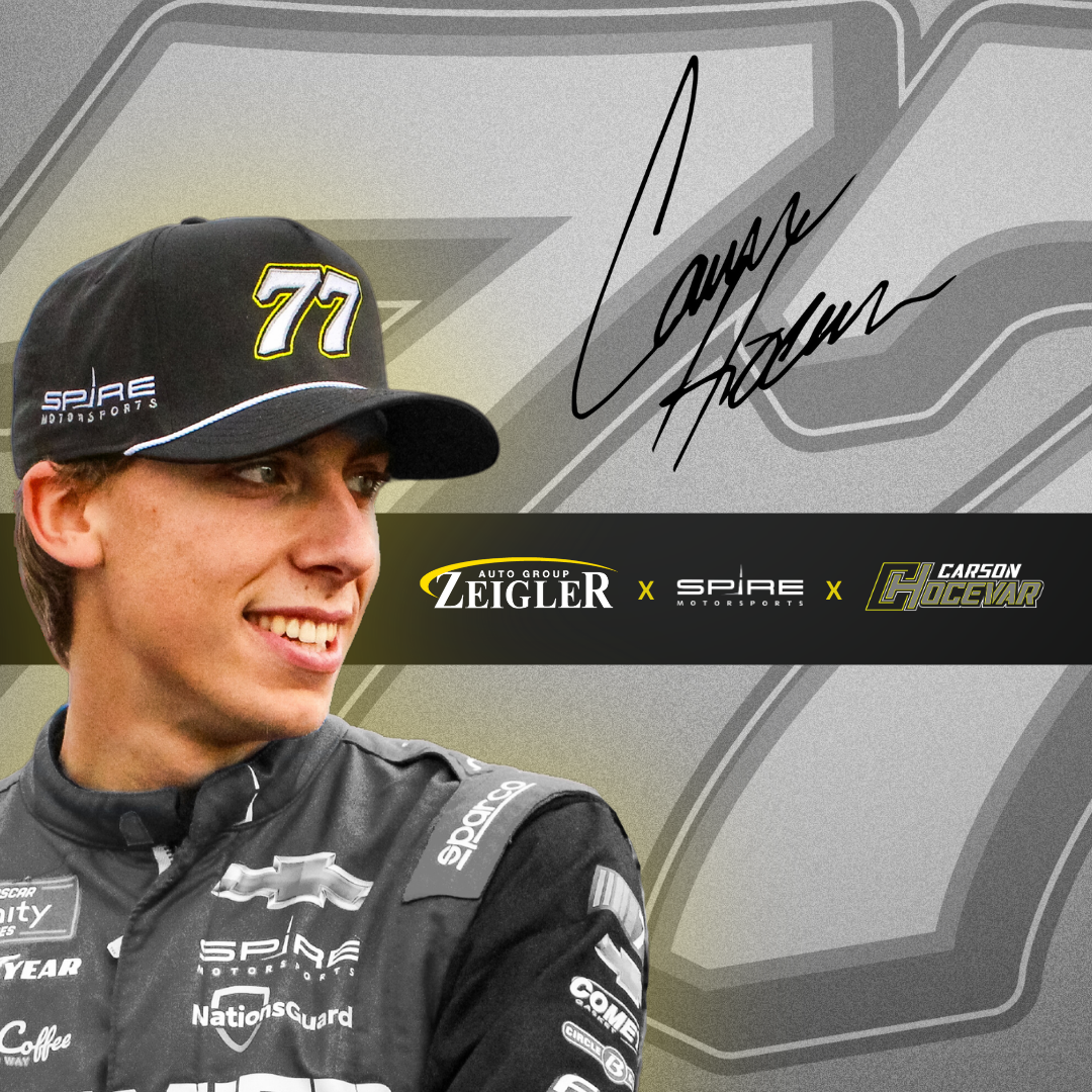 Zeigler Announces 2024 Primary Sponsorship of Spire Motorsports’ No. 77, Piloted by Carson Hocevar, at Press Conference